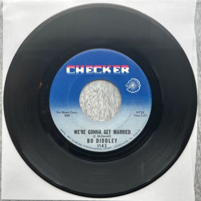 BO DIDDLEY "We're Gonna Get Married / Do The Frog" 1966 45rpm 7" Single  Checker - Image 1 of 2
