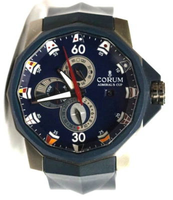 Nuevo reloj para hombre Corum Admirals Cup Tides correa de goma 277.933.06/0373AB12 Foto 1 de 4