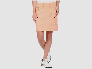 $145 Jamie Sadock Women's Neon Orange Airwear Lightweight Cargo Skort Size 0 - Picture 1 of 1