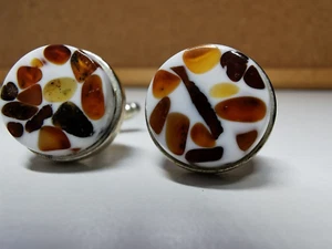 Gemelli camicia in mosaico baltico ambra!!!! - Foto 1 di 8