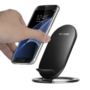 Wireless Charger 15W Fast Stand Detachable 2-Coils Charging Pad for Smartphones - Picture 1 of 10