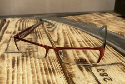 NEW AUTHENTIC GUESS GU 1416 BRN BROWN EYEGLASSES FRAME GU1416 RX 51-17 - Image 1 of 4