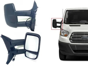 Fits 2015-2024 Ford Transit Front Side Rear View Mirror Long Arm Right Passenger - Picture 1 of 8
