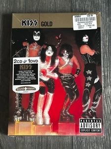 KISS CD DVD Gold Sound + Vision Box Set Exposed DVD Hype Aucoin UK Vintage Kiss - Picture 1 of 7