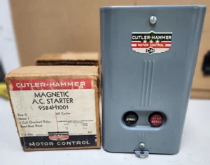 😉NEUER SCHNEIDHAMMER GRÖSSE 0 GESCHLOSSENER HANDMOTORSTARTER 120/240V SPULE 9584H1001 - Bild 1 von 10