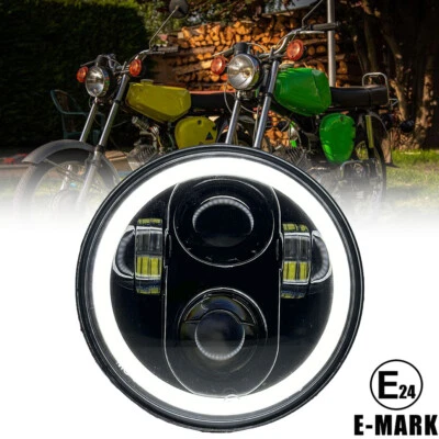 5,75 Zoll Scheinwerfer DRL Hi/Lo Strahl Für Simson S51 S50 Schwalbe STAR KR51/2 - Bild 1 von 4
