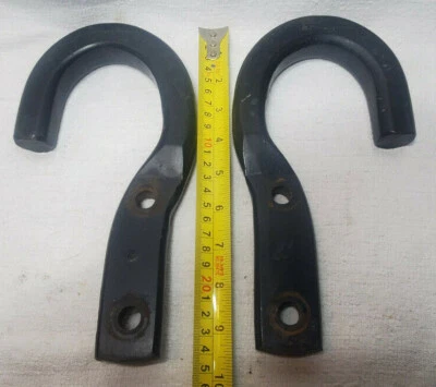 VINTAGE 1988-98 CHEVY GMC PICKUP K1500 TAHOE YUKON 1500 FRONT TOW HOOKS - Image 1 of 4