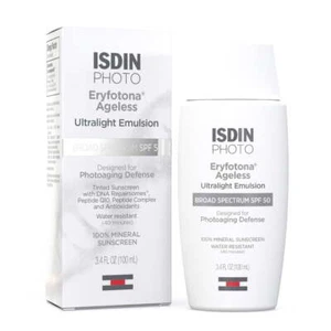 ISDIN Eryfotona Ageless Tinted Mineral Sunscreen SPF 50 (3.4oz) *NEW / EXP 10/26 - Picture 1 of 6