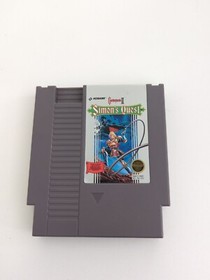 Castlevania II Simons Quest Nintendo NES cartuccia e custodia autentica senza fumo