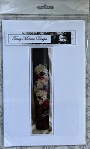 Tracy Moreau Design Floral Sugar Skull Trio Decorative Painting - Picture 1 of 2