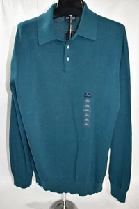 St. John's Bay Sweater Size Medium Teal Men's  - Picture 1 of 7
