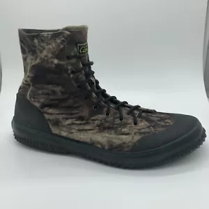 Cabela’s Camo Steel Shank Canvas Boots Men's Size 13 - Picture 1 of 12