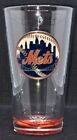 Verre à bière pinte des Mets de New York avec médaillon en étain