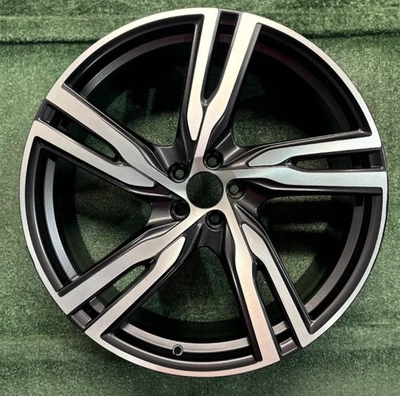 22" x 9" Volvo XC90 2016 2017 2018 2019 Factory OEM Wheel Rim 70424 CNC Satin B - Image 1 of 3