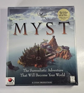 MYST PC CD-ROM Game in Original Large Box + Official Strategy Guide - Picture 1 of 14