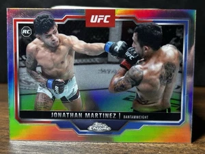 JONATHAN MARTINEZ rc 2025 Topps Chrome UFC ROOKIE Rainbow Refractor #80 - Picture 1 of 3
