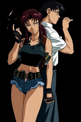 Black Lagoon Anime Poster print 11"x17" inches home wall decor - Image 1 of 4