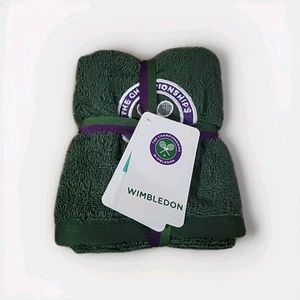 Wimbledon Championships Official Guest Hand Towels Unisex Tennis 40x70cm NWT - Picture 1 of 5