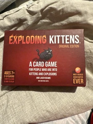 Exploding Kittens Original Edition Card Game Pre-owned - Image 1 of 2
