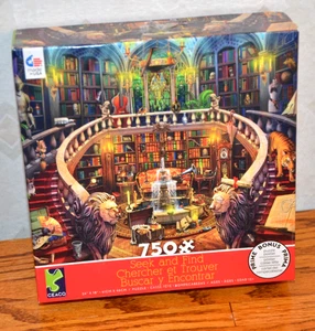 Library Seek and Find CEACO 750 pc 24 Objects to Find - NEW - Picture 1 of 3
