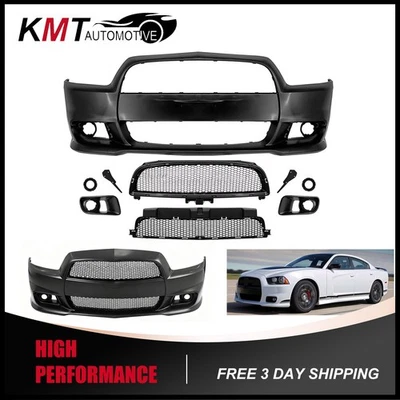 Kit de carrocería de repuesto para parachoques delantero para Dodge Charger 2011-2014 hasta estilo SRT 8 Foto 1 de 4
