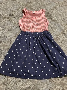 Gymboree Girls' Red White And Blue Size 12 Sequin Star Sundress - Picture 1 of 4