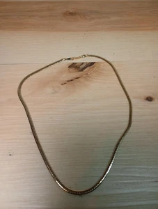 18 Karat Gold Platte Halskette 11 Gramm 17 cm lange Kette - Bild 1 von 16