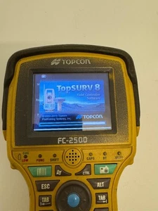 Registrador recopilador de datos Topcon FC-2500, controlador de campo, estación total TopSurv 8 - Imagen 1 de 11