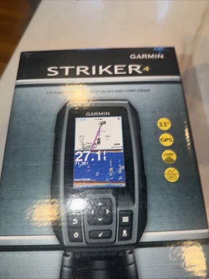 Garmin Striker 4 3.5" Transducer Fish Finder With GPS & Chirp Sonar 010-01550-00 - Image 1 of 4