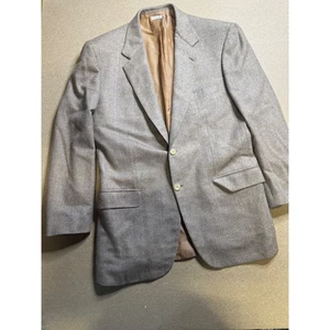 Brioni Blazer Pure Cashmere Made in Italy Sport Coat Herringbone 42R - Picture 1 of 7
