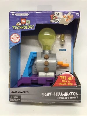 Nuevo de Lote Antiguo Brasher Science STEAM Tecnología Iluminador de Luz Experimento Juego Mattel Foto 1 de 4
