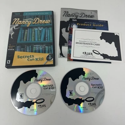 Nancy Drew Secrets Can Kill Juego de rol Juego de misterio Windows 95/98 2x CD-ROM Foto 1 de 4