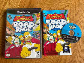 Simpsons Road Rage (Nintendo GameCube, 2001) Complete CIB w/ Manual