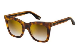 Marc Jacobs 279/S Sunglasses-0086-JL Dark Havana Brown gold Lens-50-23-145 New - Picture 1 of 4
