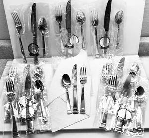 SILBERBESTECK Bentley Heritage Mint 3-teiliges Tischgedeck 9 Packungen Messer Gabel Löffel - Bild 1 von 4