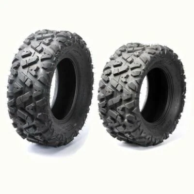2 Pack 25" 25x8-12 25x10-12 Tire Tubless for Sport ATV Go kart Tractor Taotao - Image 1 of 4