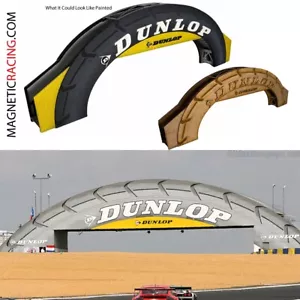 Coche de ranura, kit de puente Dunlop estilo escalextrico, escala 1:32, Le Mans - Imagen 1 de 8
