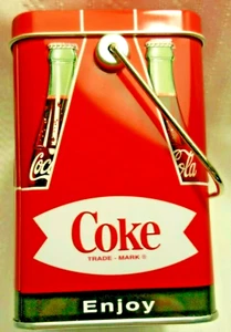 Coca Cola Themeneimer Keks Goodie Dose mit Griff Neu aussehend - Bild 1 von 10