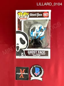 Matthew Lillard autografo firmato Ghostface Funko Pop #1607 Scream Beckett certificato di autenticità - Foto 1 di 7