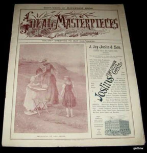 DENVER EARLY 1900s BUSINESS ADVERTISING HOLIDAY CATALOG & ART IDEAL MASTERPIECES - Picture 1 of 2