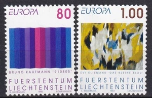 Liechtenstein 1993 Yvert 995/96 Paintings Europe CEPT MNH VF - Picture 1 of 1