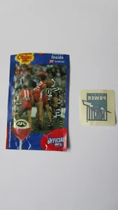 2001 AFL Chupa Chups Club Sheilds and Caricatures Tattoo - Port Adelaide Power - Picture 1 of 2