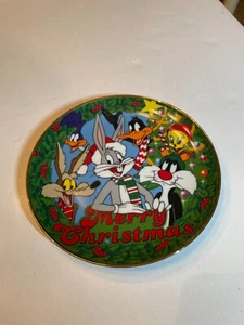 Warner Brothers Bugs Bunny 1991 WB XMAS Plate Lt. Ed No. 52103 - Imagen 1 de 4