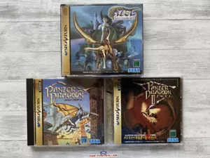 Sega Saturn(SS) Panzer Dragoon III & Azel Panzer Dragoon RPG set dal Giappone - Foto 1 di 10