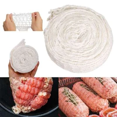 Calcetín de jamón elástico red de carne carniceros red jamón asado salchicha rollo de cocina Foto 1 de 4