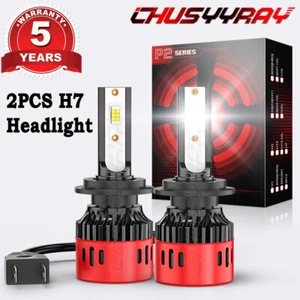 For Mini Cooper 2003-2007 2x H7 6000K LED Hedlight High / Low Beam Bulbs Kit - Picture 1 of 17