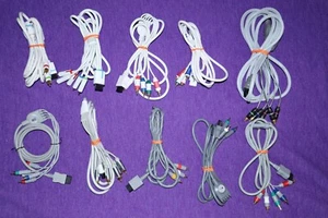 NINTENDO WII WII U COMPONENT AV HD CABLE MONSTER ROCKETFISH NYKO 6FT 8FT 10FT - Picture 1 of 19