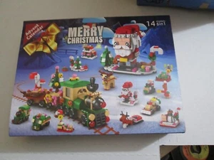 CHILD Advent Calendar MERRY CHRISTMAS 12 Days of BULDING MODEL TOYS SEALED - Picture 1 of 2