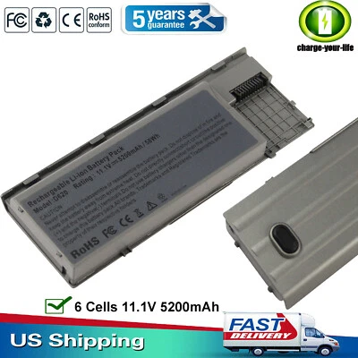 Batería de 6 celdas para portátil Dell Latitude D620 D630 D631 D640 PC764 TC030 M2300 Foto 1 de 4