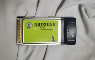 Netgear CardBus Mobile Adapter 100Mbps Fast Ethernet FA511 32-Bit - Image 1 of 3